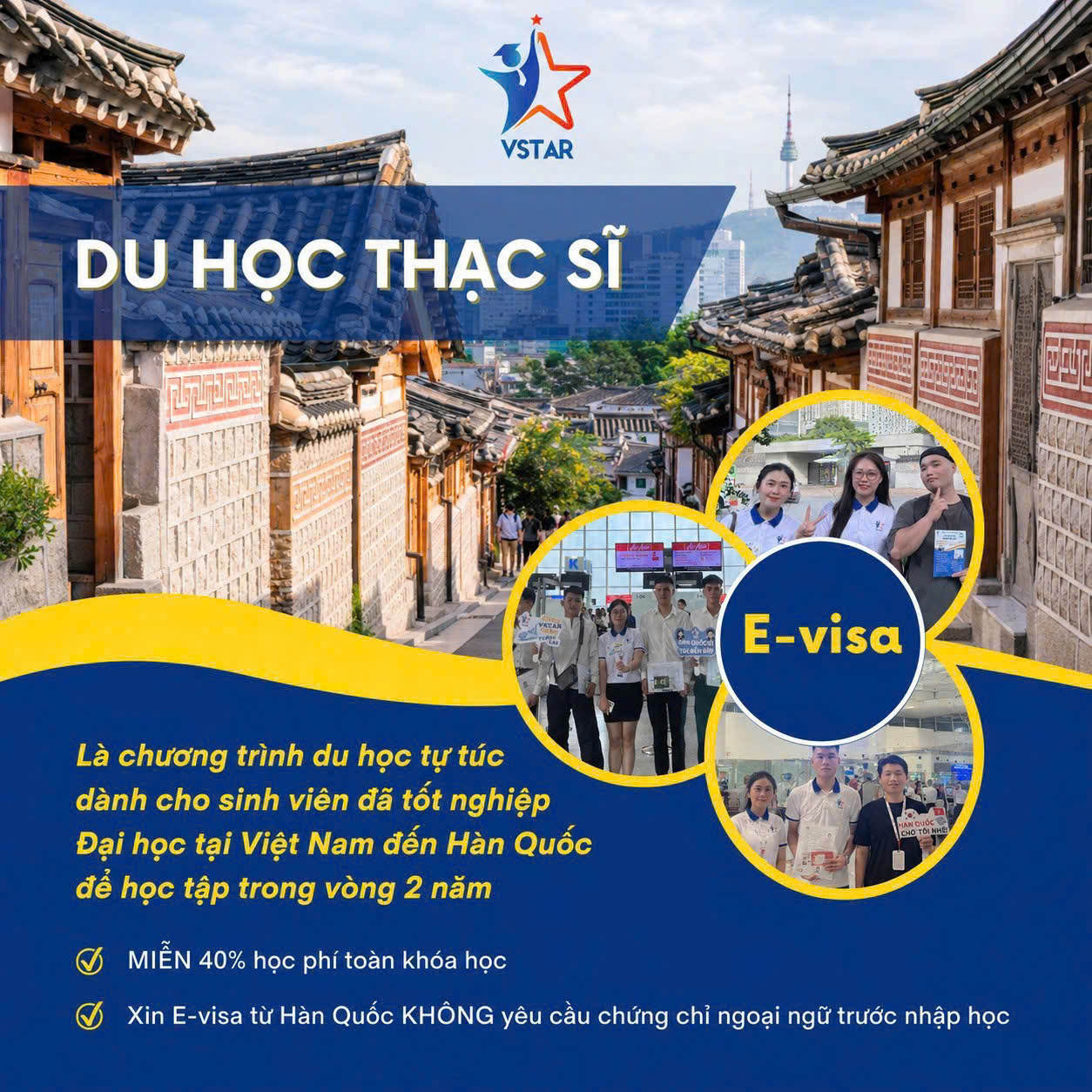 Du học Thạc sĩ Hàn Quốc E-visa