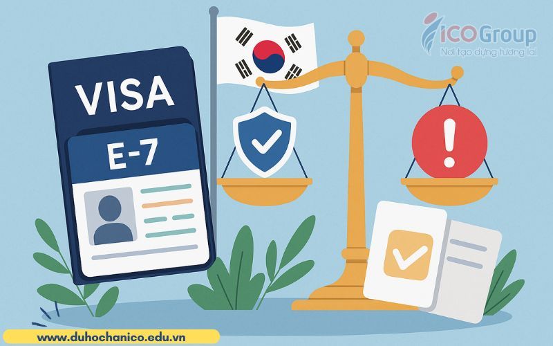 quyen loi va nghia vu khi co visa e7
